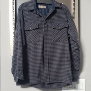 Vintage Flannel || MEDIUM || San Mateo Island